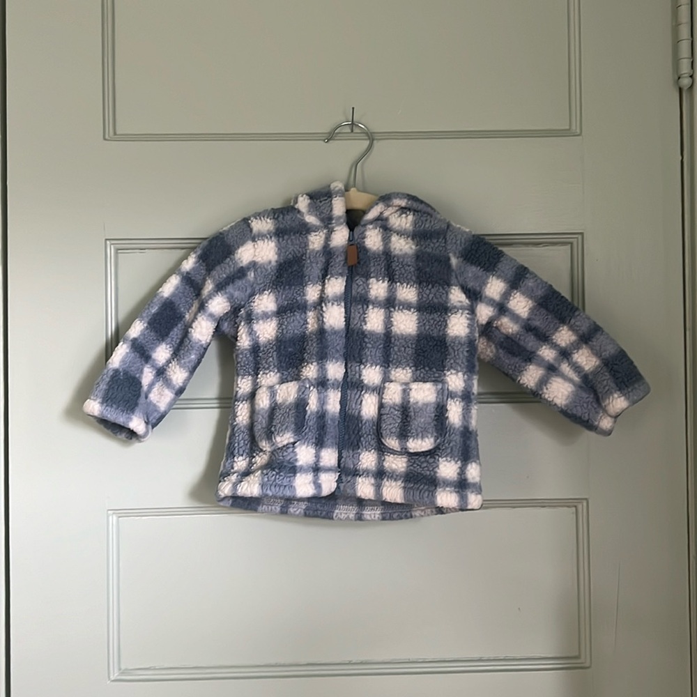 Teddy bear Gingham spring jacket
